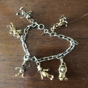 🎠Sterling Silver Disney Charm Bracelet- 666 $50 or $45 w/offer-FOUND